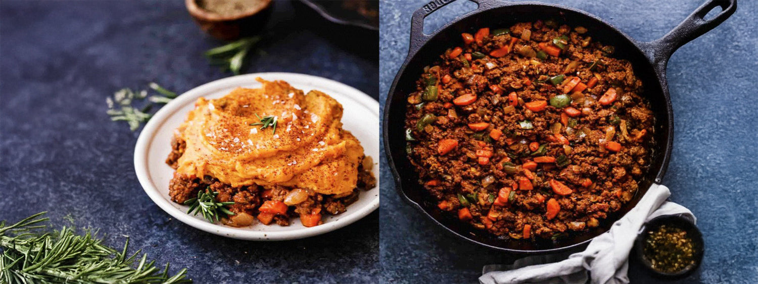 Paleo Sweet Potato Shepherd's Pie (Organic)
