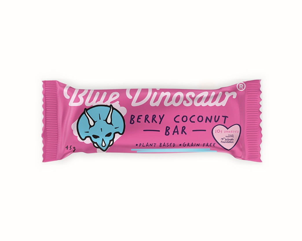 Blue Dinosaur Berry & Coconut Bar