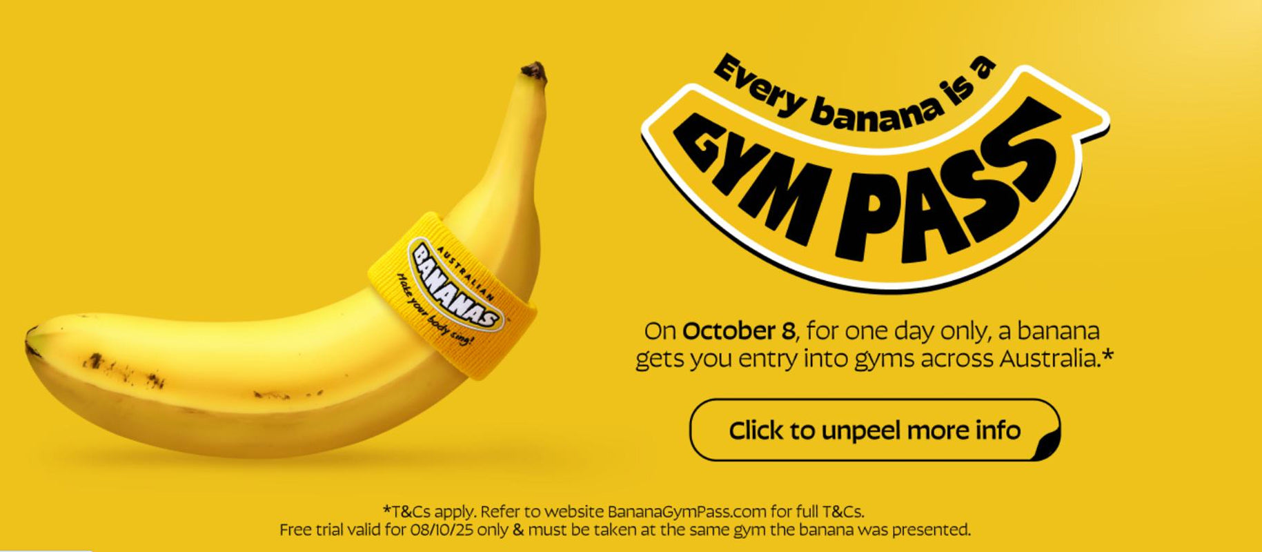 Banana Gym Pass 2025: Free Workouts Nationwide