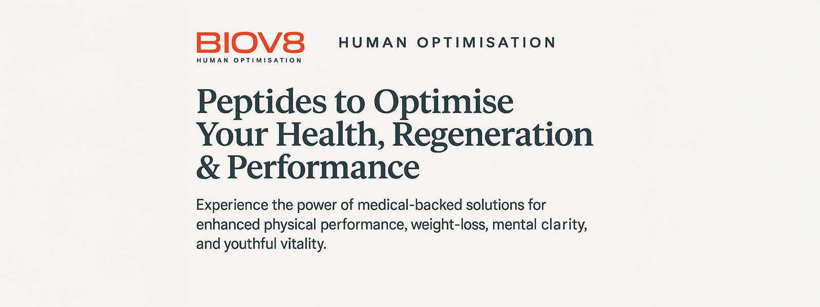BIOV8 Australia: Doctor-Led Peptide & Longevity Concierge