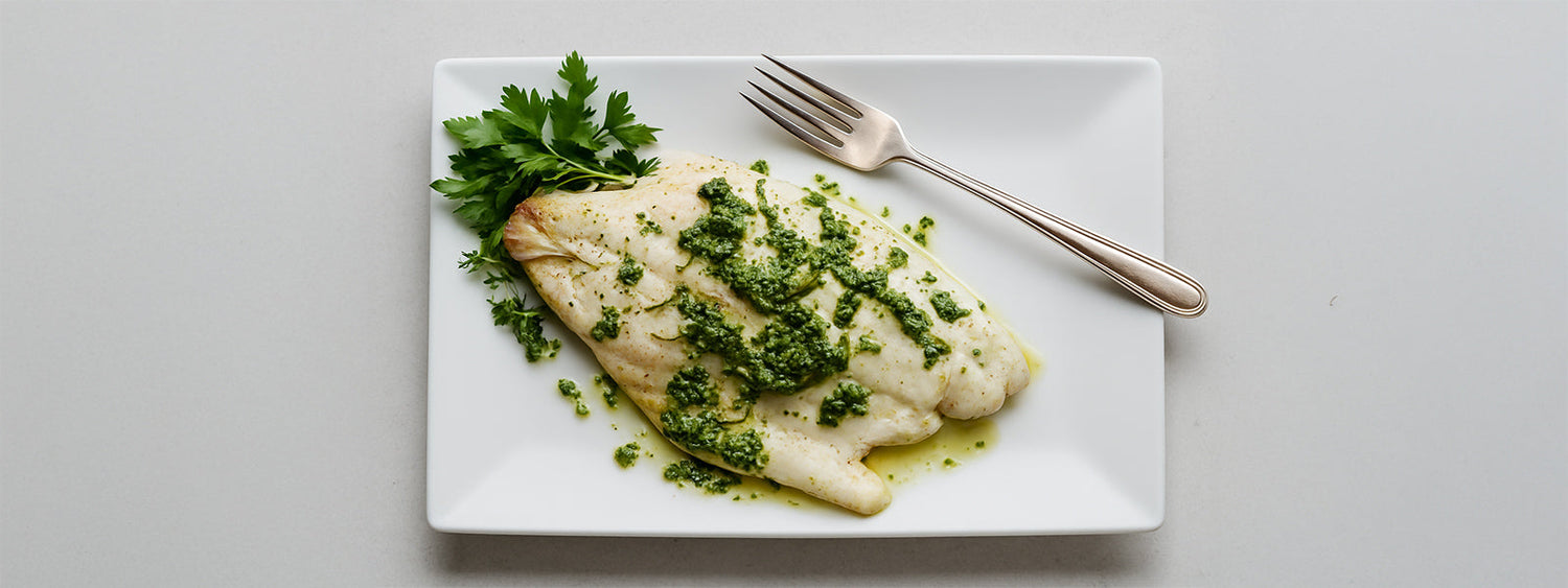 Wild-Caught White Fish with Fresh Herb Drizzle (Candida-Safe & Low-Tox)