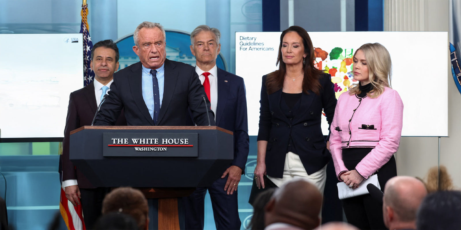 RFK Speaks at the white house about the new food pyramid