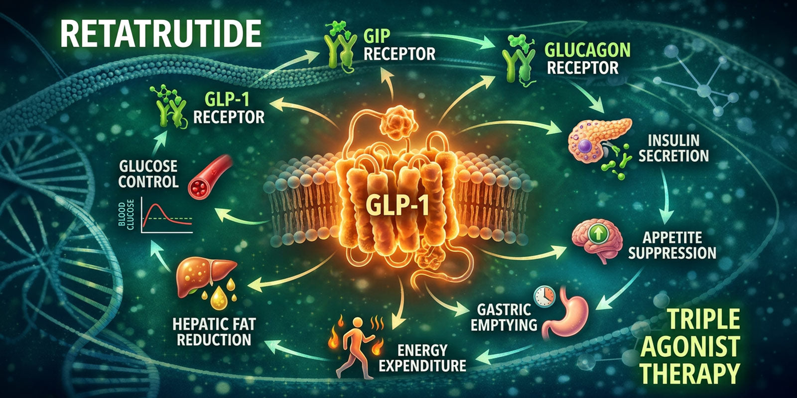 Retatrutide for weight loss and menopause and hot flushes