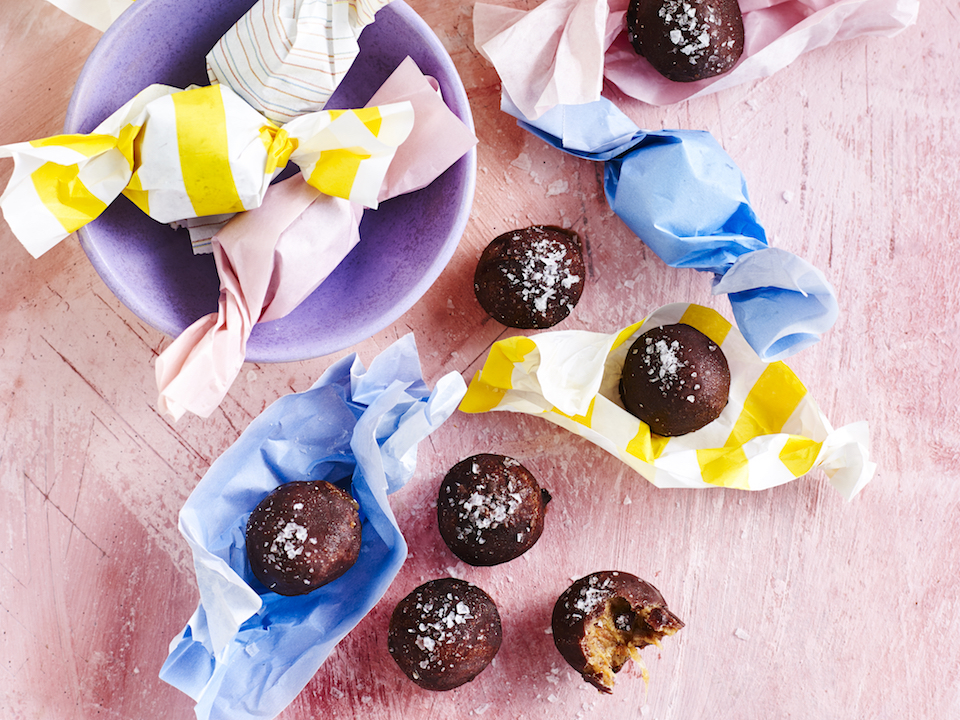 Salted Date Caramels