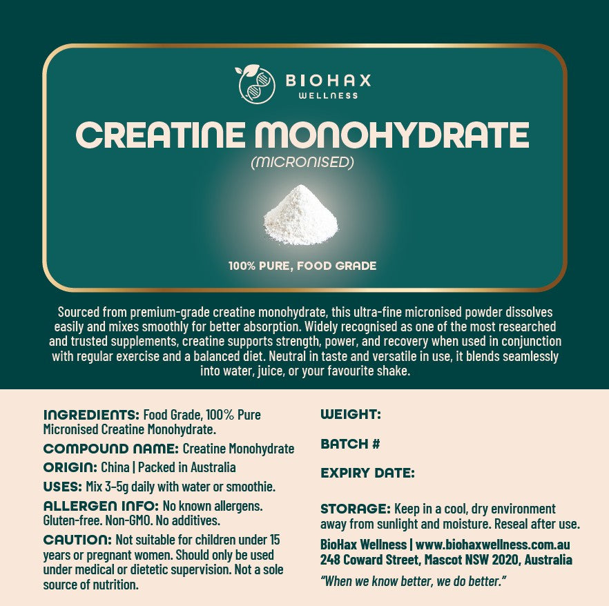 Micronised Creatine Monohydrate