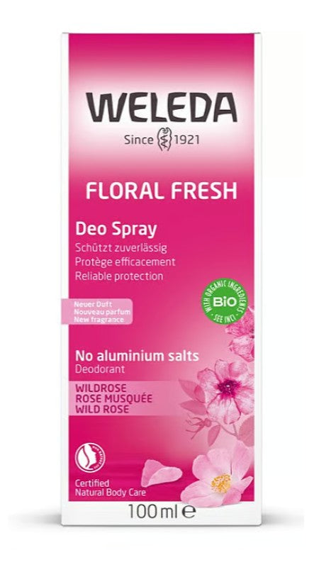 Weleda Wild Rose Deodorant – Aluminium-Free Natural Body Spray