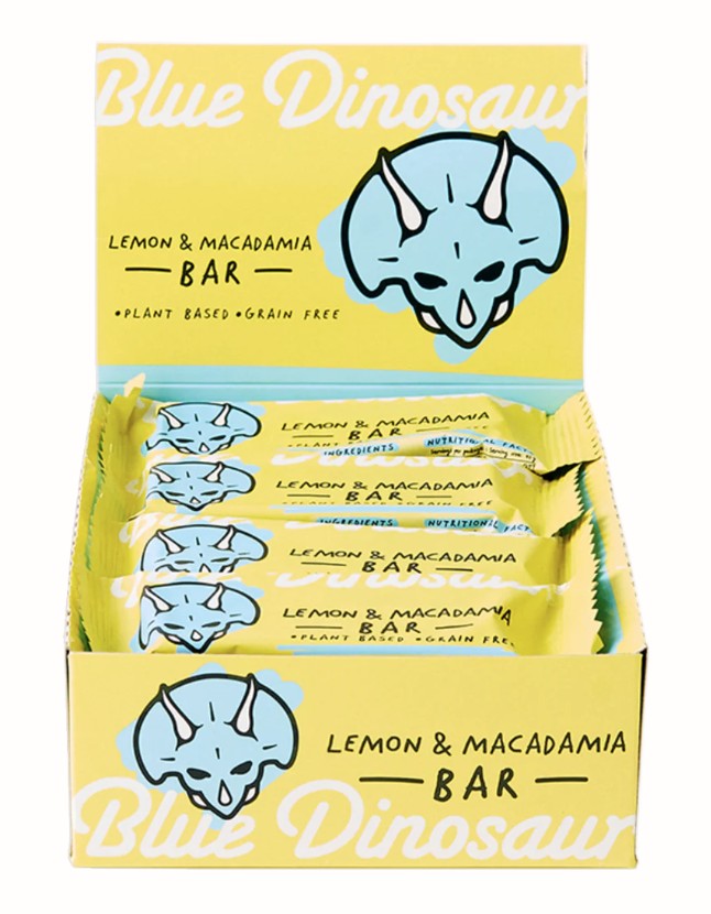 Blue Dinosaur Lemon &amp; Macadamia Bar