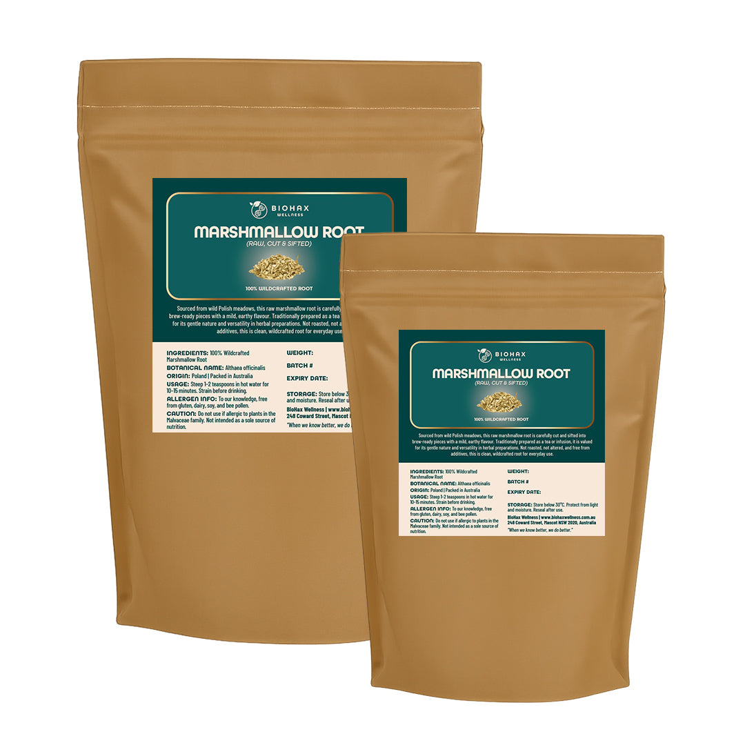 Marshmallow Root (Raw, Cut &amp; Sifted) Poland Grown