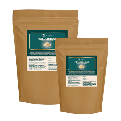 Organic Psyllium Husks — Premium Soluble Fibre