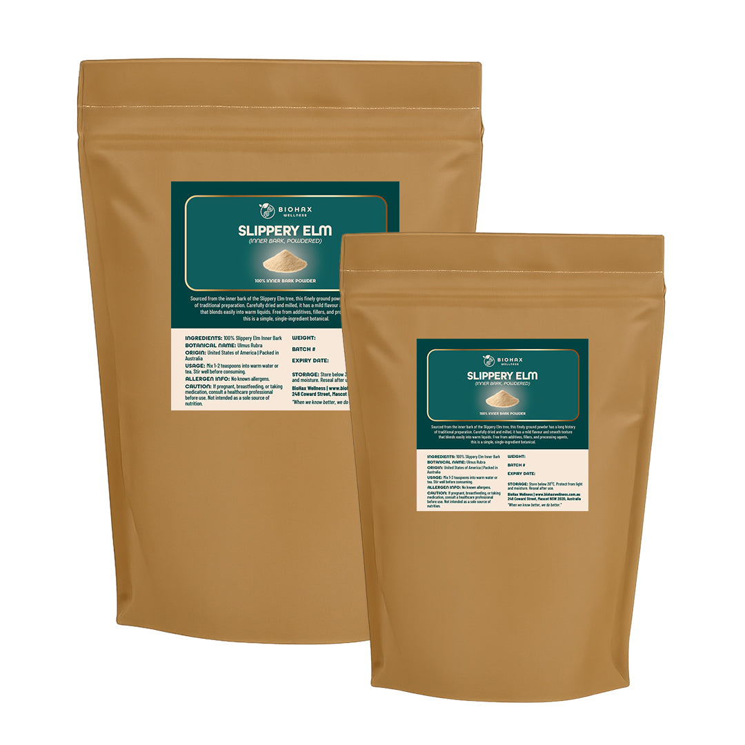 Slippery Elm Powder — Fine-Ground Inner Bark